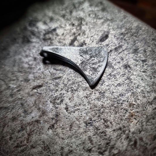 Hand forged Viking axe head pendant